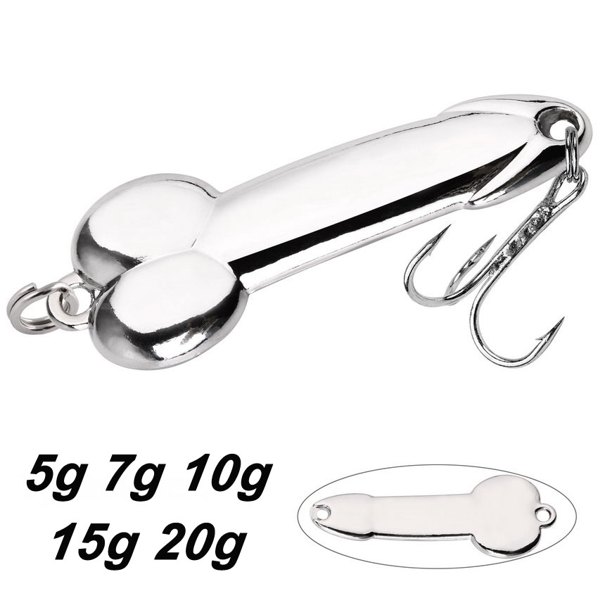 Fishing Lure Spoon - ملعقة معدنية على شكل قضيب طعوم