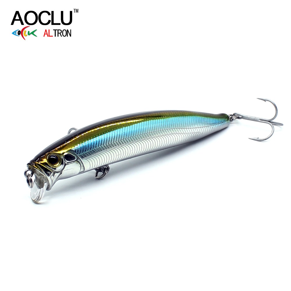 Fishing Lure Jerkbait - AOCLU Seabass القاتل العائمة المتذبذب 105