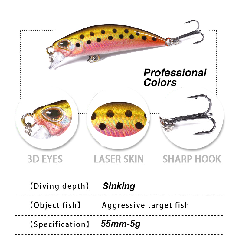 WESTBASS 1PX مايكرو البلمة إغر - مراجعة Fishing Lure Jerkbait وسعره