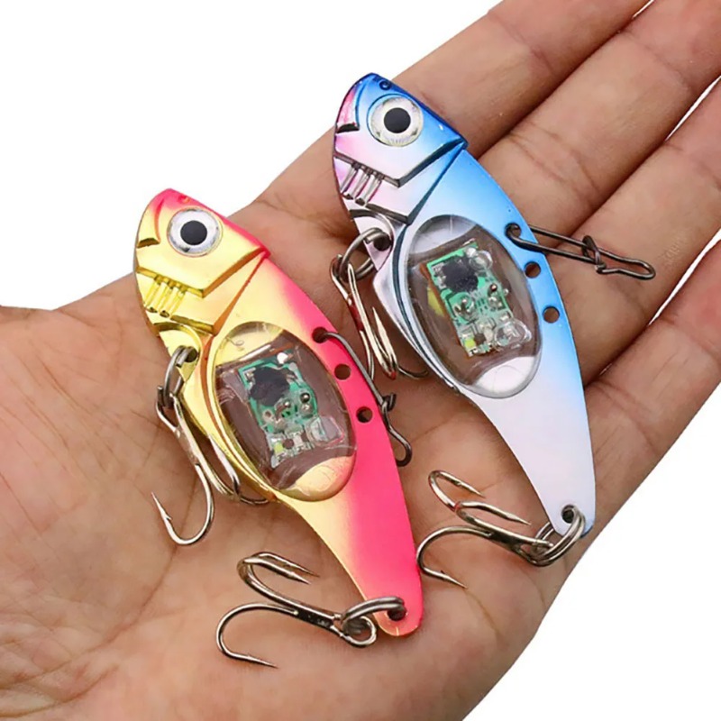 مصباح LED وامض تحت الماء لصيد  - مراجعة Fishing Lure Jig وسعره