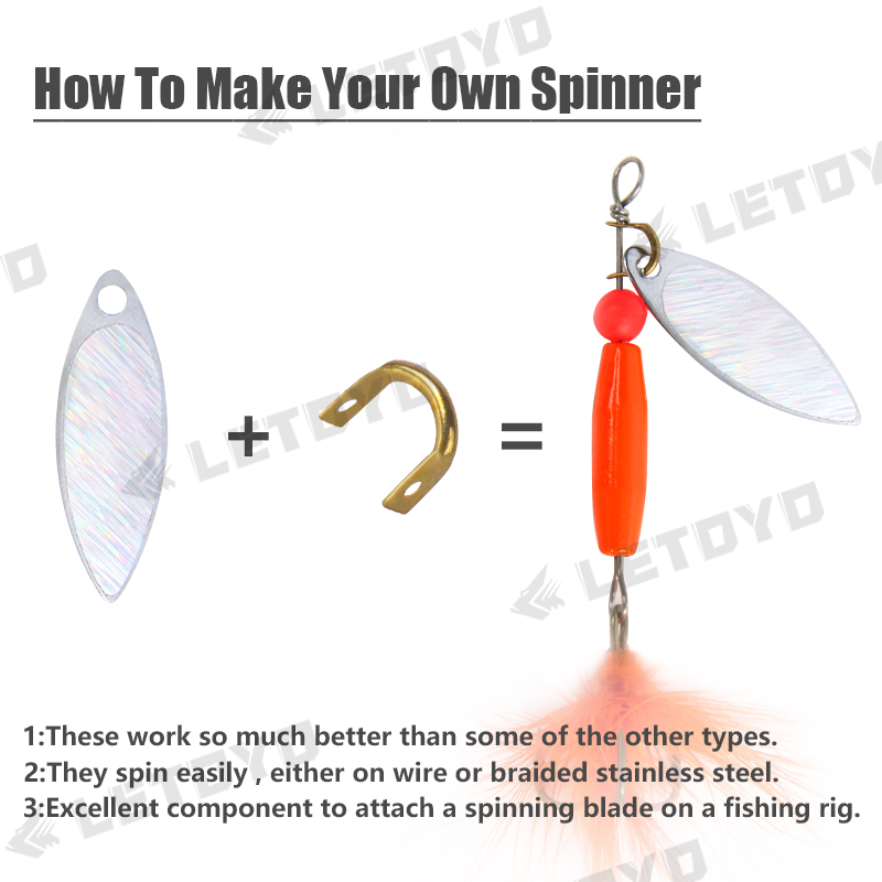 كليفر مطوي على شكل حرف U للملع - مراجعة Fishing Lure Spoon وسعره