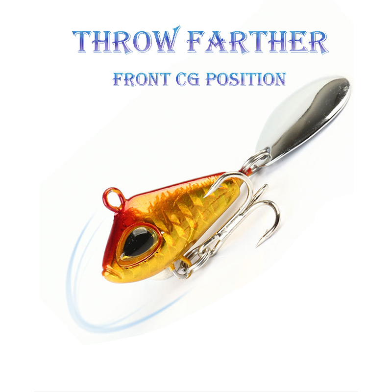 1 قطعة 6/11/18/22 جرام VIB كرا - مراجعة Fishing Lure Spoon وسعره