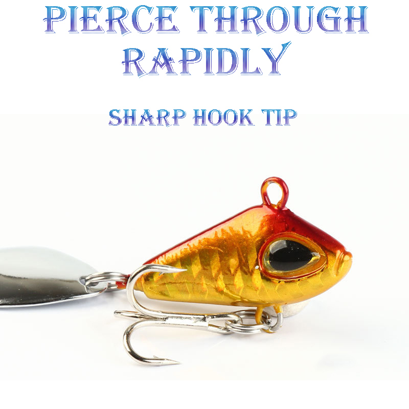 1 قطعة 6/11/18/22 جرام VIB كرا - مراجعة Fishing Lure Spoon وسعره