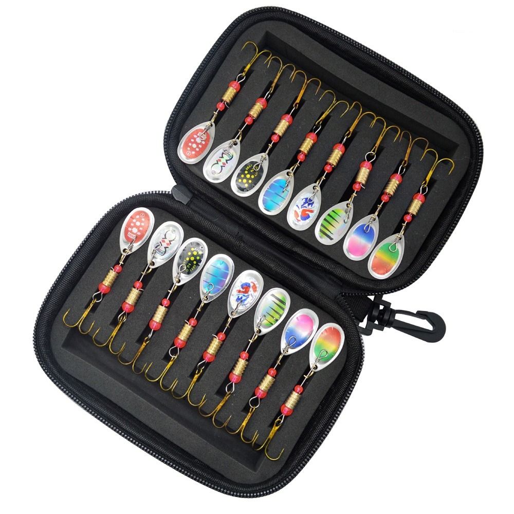 حقيبة تخزين طُعم الصيد الدوارة - مراجعة Fishing Lure Jig وسعره